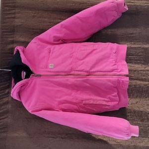 CARHARTT REDWOOD JACKET SHEPRA LINED size Medium 10-12